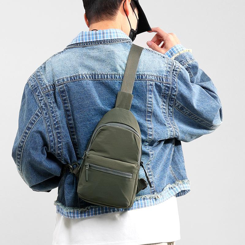 Shoulder Bag Solid Color Chest Bag
