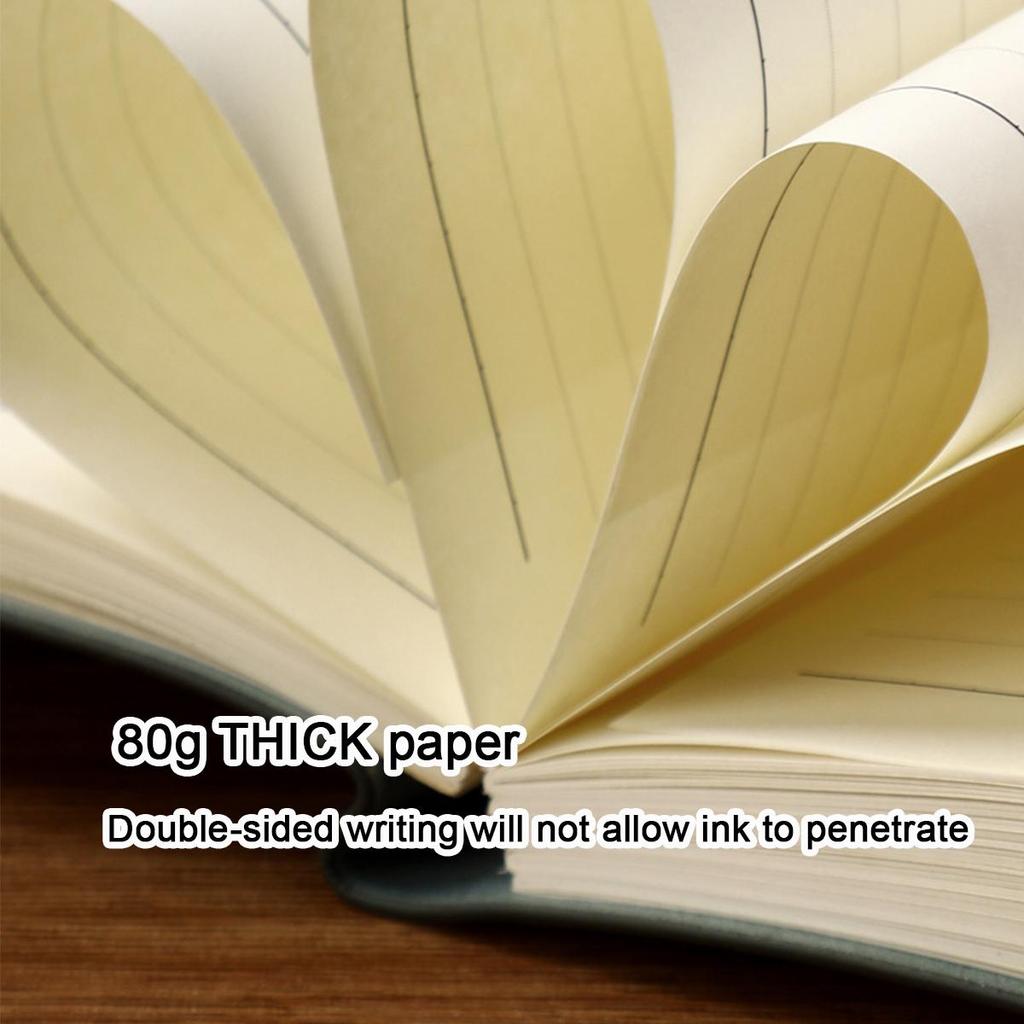 A5 Leather Buckle Business Notebook Gift Box, Student Subject Notes, Diary, Work Meeting Record Book, Travel Journal, Notepad, Lined Pages,