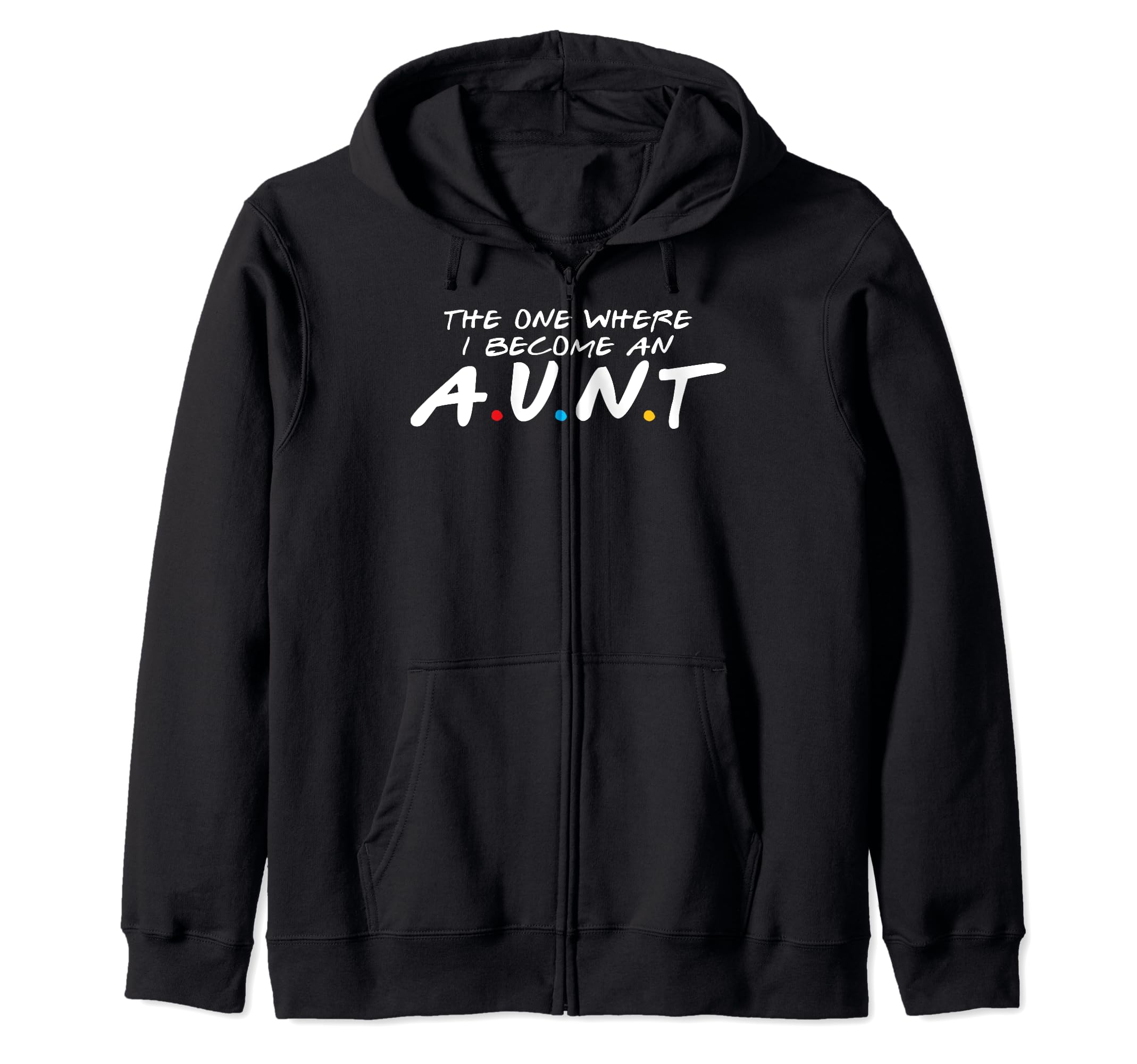 

Объявление о беременности Zip Parka Aunt-to-be чёрный