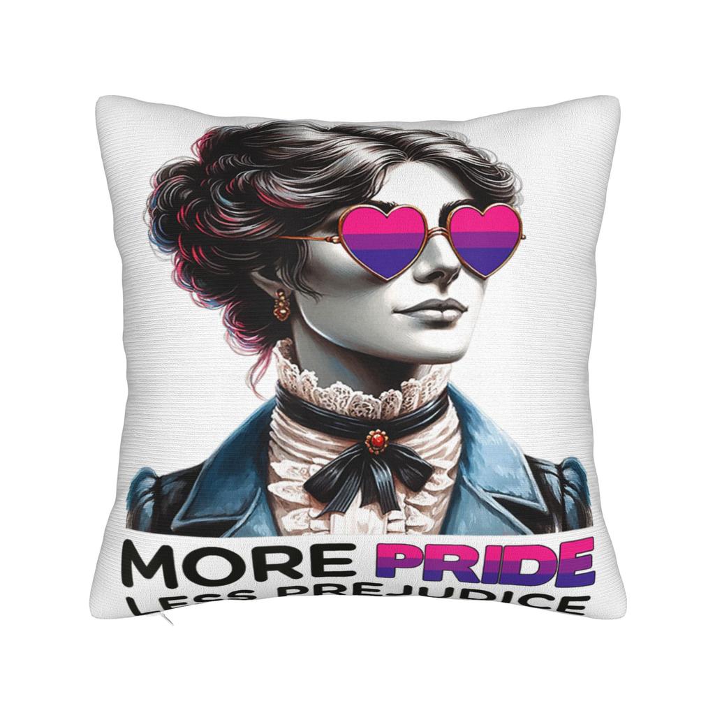 More Pride Less Prejudice Pillowcases Accessories Printing Cushion Cover Decorative Pillow Case Cover Car Multi Size