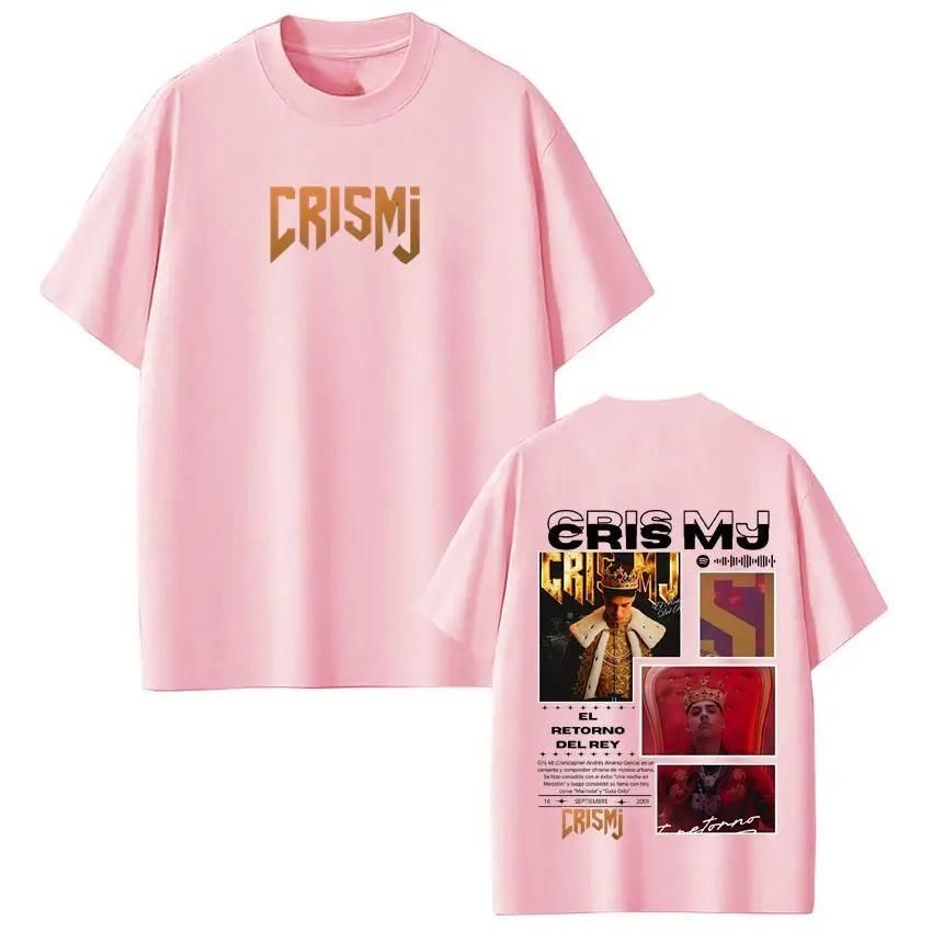 Fashion Unisex Women Tshirt Rapper CRIS MJ Album Tour 2026 Graphics Fan Gifts Tees Cotton Loose Casual Hiphop Tshirts Streetwear