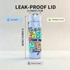 1PC The Reason For My Smiles Colorful Quote Print 750ml Color Plastic Sports Water Bottle Leakproof Flip Straw Lid Suitable for Sports Office Home Use