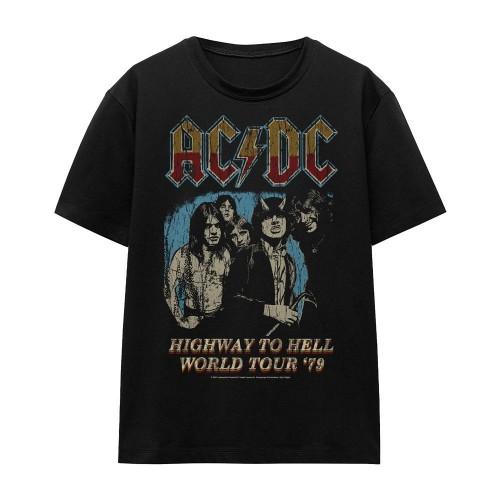 AC/DC Unisex Adult Highway World Tour 79 T-Shirt