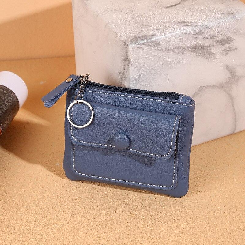 Zipper Girl Money Bags Women Small Coin Purse Bag Wallet Change Purses Children Mini Wallets Leather Key Holder Clutch Pouch