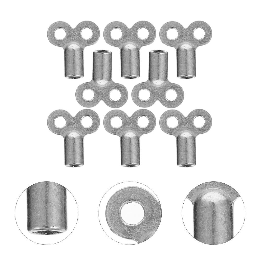 6/8pcs  Radiator Valve Key Faucet Keys Radiator Water Tap Plumbing Bleeder Key Air Vent Central Heating Tool Radiators Bleeding