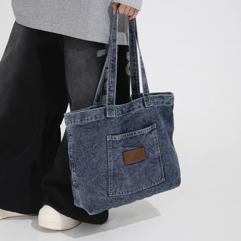 Denim Shoulder Bag Women's Large Capacity Tote Bag