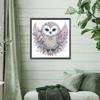 5D DIY Teilweise Speziell Geformter Bohrer Diamant Malerei Set Kahlkopf Eule Heimdeko