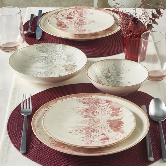 

Güral Porselen Güral Athens Набор столовой посуды из кости из 24 предметов на 6 персон