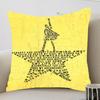 American Musical Hamilton Vintage Pillow Gift Home Office Decoration Pillow Bedroom Sofa Car Cushion CoverPillow Case