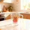 HeY LiLac 420ml/450ml Capybara Heat-Resistant Borosilicate Decal Glass Mugs Lead-free glass handle cup