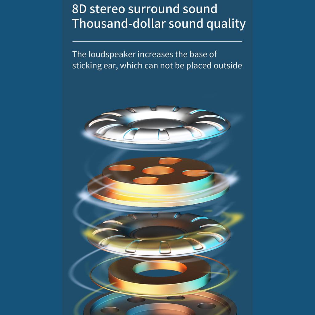 VG06 Bone Conduction BT Headset Wireless On Ear Lightweight Headphone Ear Hanging Wireless Earphone