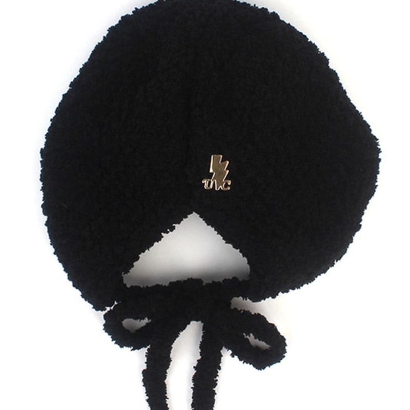 Universal Chemistry Fleece Black Bonnet Hat Bonnet Hat