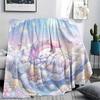 1PC My Melody Print Flannel Blanket, High Quality All Seasons, Home Decor, Warmth and Comfort, Perfect for Christmas Gifts