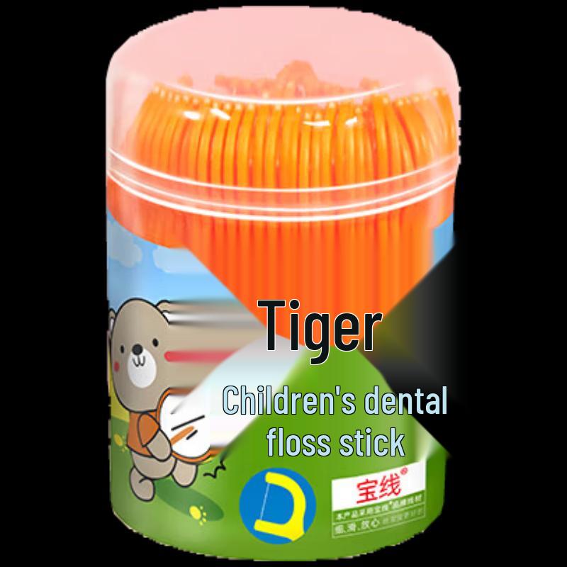 Little Deer Mom Bear Kids Disposable Dental Floss Picks