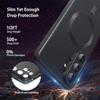 Magnetic for Samsung Galaxy S26 Ultra/S26+/S26 Phone Case, Luxury Matte Soft Silicone Metallic Luster, Camera Lens Protector