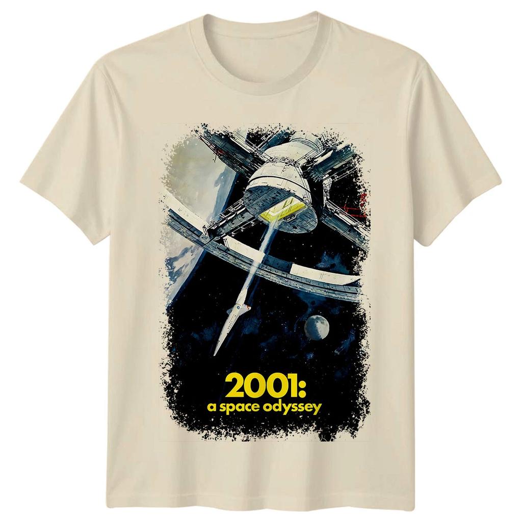 A Space Odyssey TShirt Unisex Summer Classic Stanley Kubrick SciFi Epic Retro Space Graphic Short Sleeve Streetwear Fan Tee