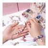 Accessory Kit Bracelet Making 80 Piece Set with Gift Box Stylish Charm Bead Play Birthday Present Gift (Purple)
