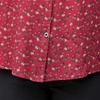 Women's Plus Size Floral Print Blouse – 3/4 Sleeve Button Down Casual Shirt (Sizes XL-6XL) for Middle-Aged Ladies