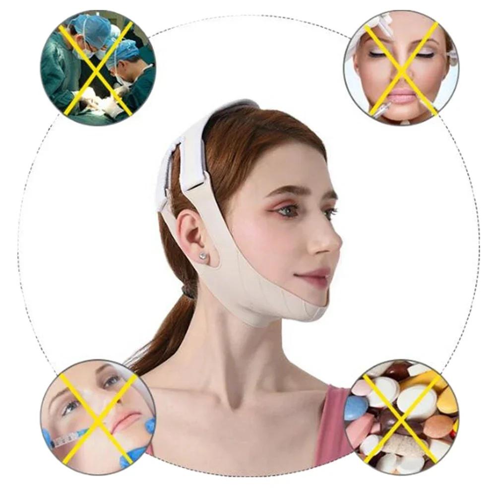 Silicone Face Slimming Bandage V Line Face Shaper Chin Cheek Lift Belt Face Lifting Strap Facial Massager Beauty Tools