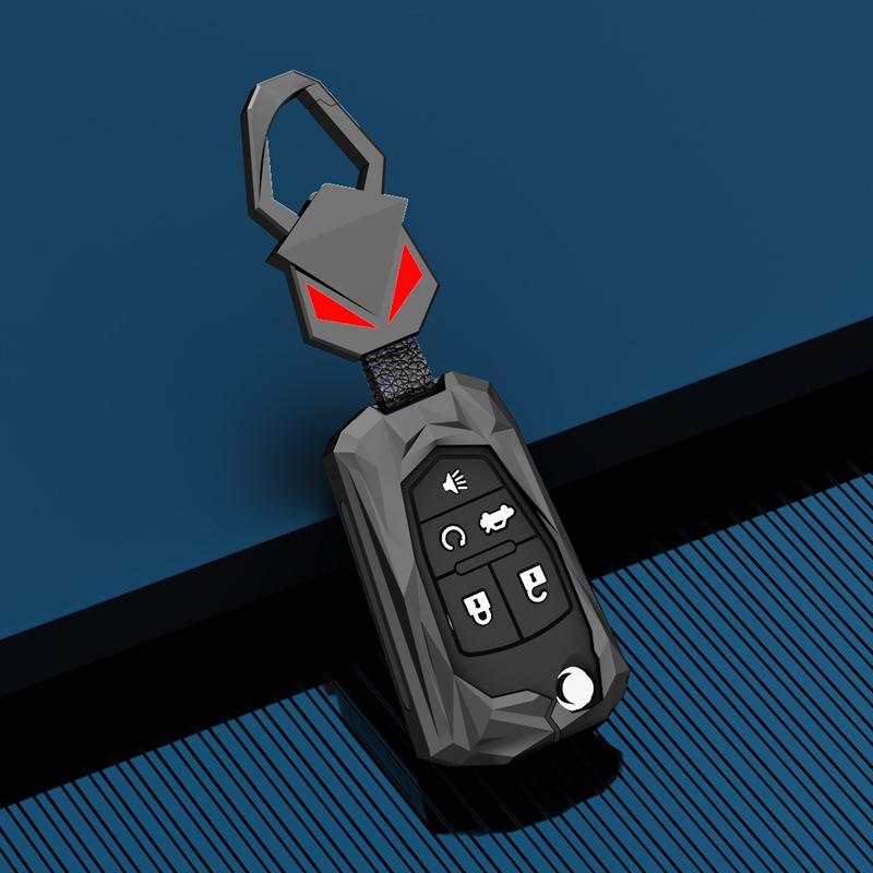 Custodia Cover Chiave Auto in Lega di Zinco Fibra Per Chevrolet Cruze Aveo Trax Sail Malibu Captiva Opel Vauxhall Astra J Corsa Insignia Mokka