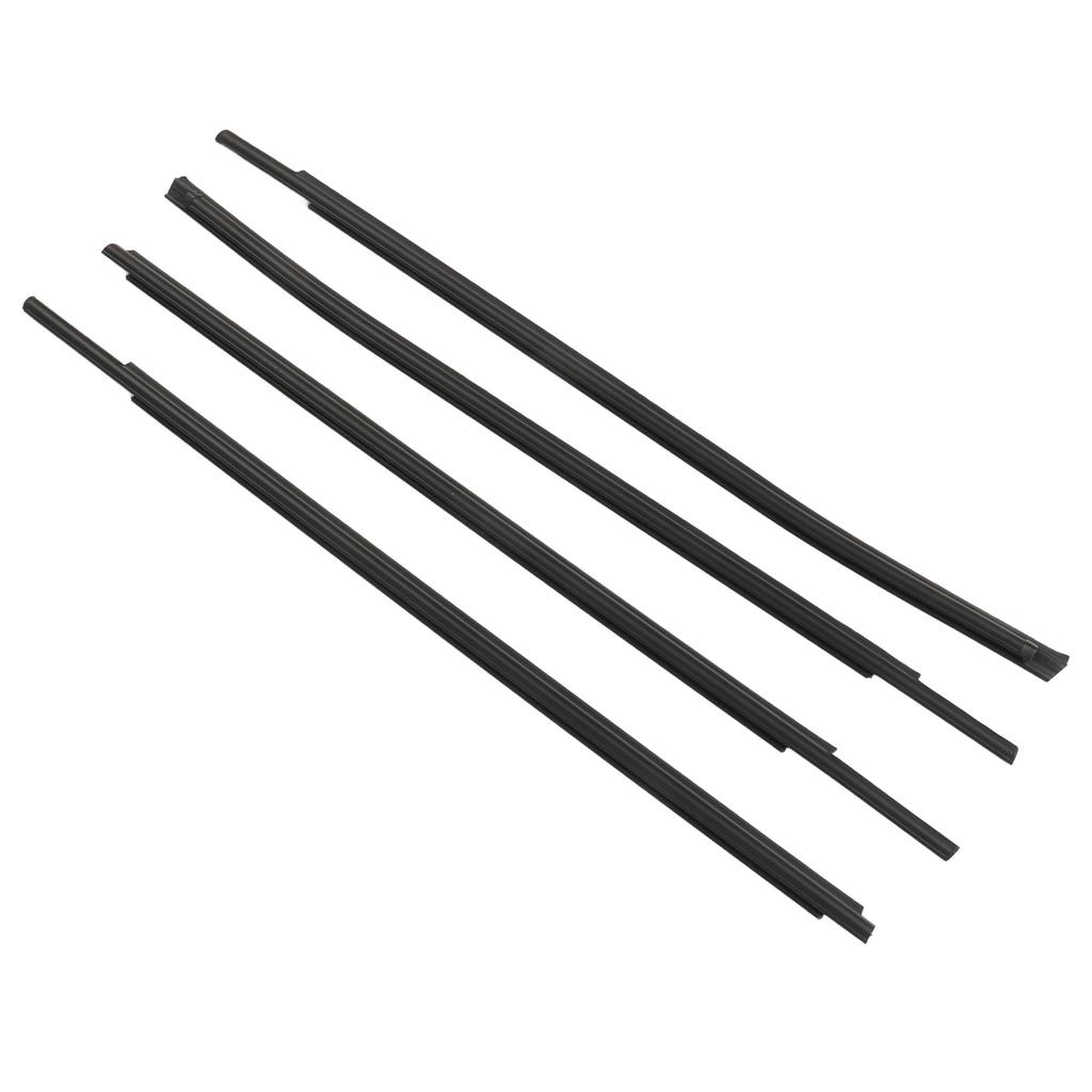 4Pcs Door Belt Molding Weatherstrip 68160?0C020 Weatherstrip Molding Trim Replacement for Toyota