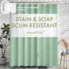1PC 181x181cm Waterproof Shower Curtain Lightweight Plastic Mildew Resistant Bathroom Curtain for Bathtub Bath Curtain