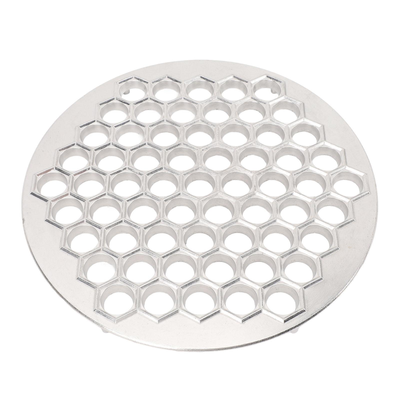 

Russian Dumpling Maker 61 Holes Aluminum Alloy Dishwasher Safe Pelmeni Making Tool for Home Restaurant Kitchen Supplies L
