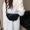 Fashion Soft Leather Waist Bag Ladies Fanny Pack Shoulder Belt Purse Bags Fashion Designer Crossbody Chest Bags