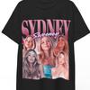 Sydney Sweeney, Maglietta Sydney Sweeney, Maglietta Vintage Sydney Sweeney, Magliette per Fan di Sydney Sweeney, Film di Sydney Sweeney, Maglietta Regalo Sydney Sweeney
