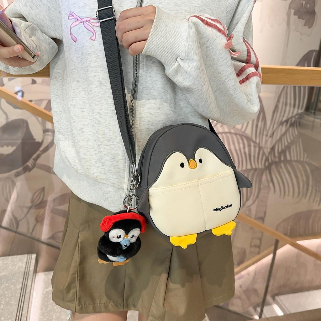 Cartoon Penguin Seal Shark Backpack With Creative Shark Design For School And Travel Use