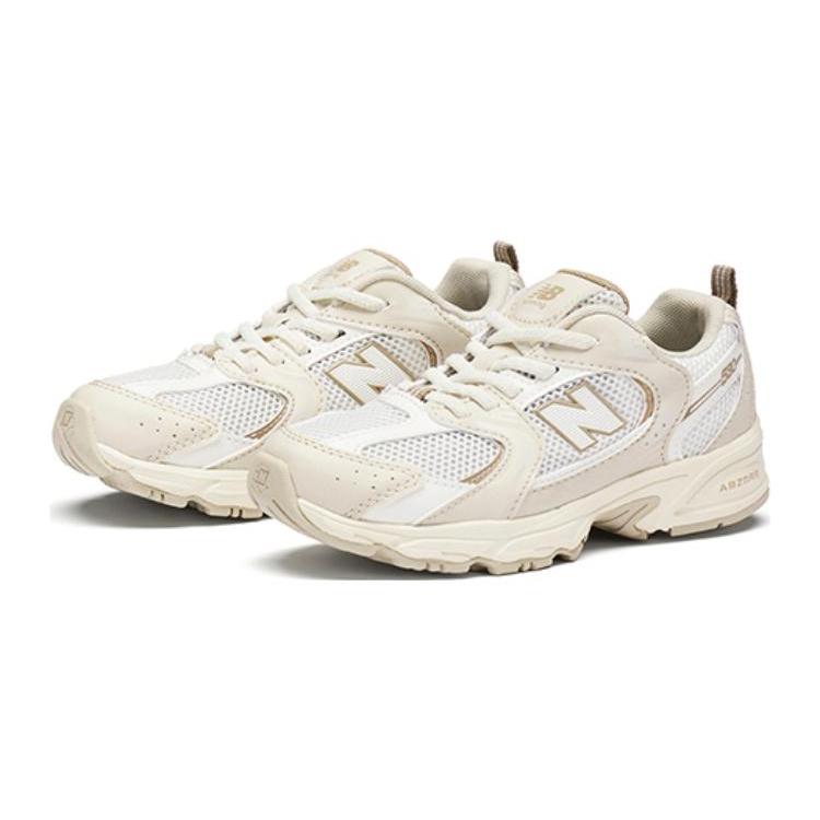New Balance Malla Transpirable Amortiguación Caña Baja Zapatillas de Running para Niños Ecrú Niños PZ530AA