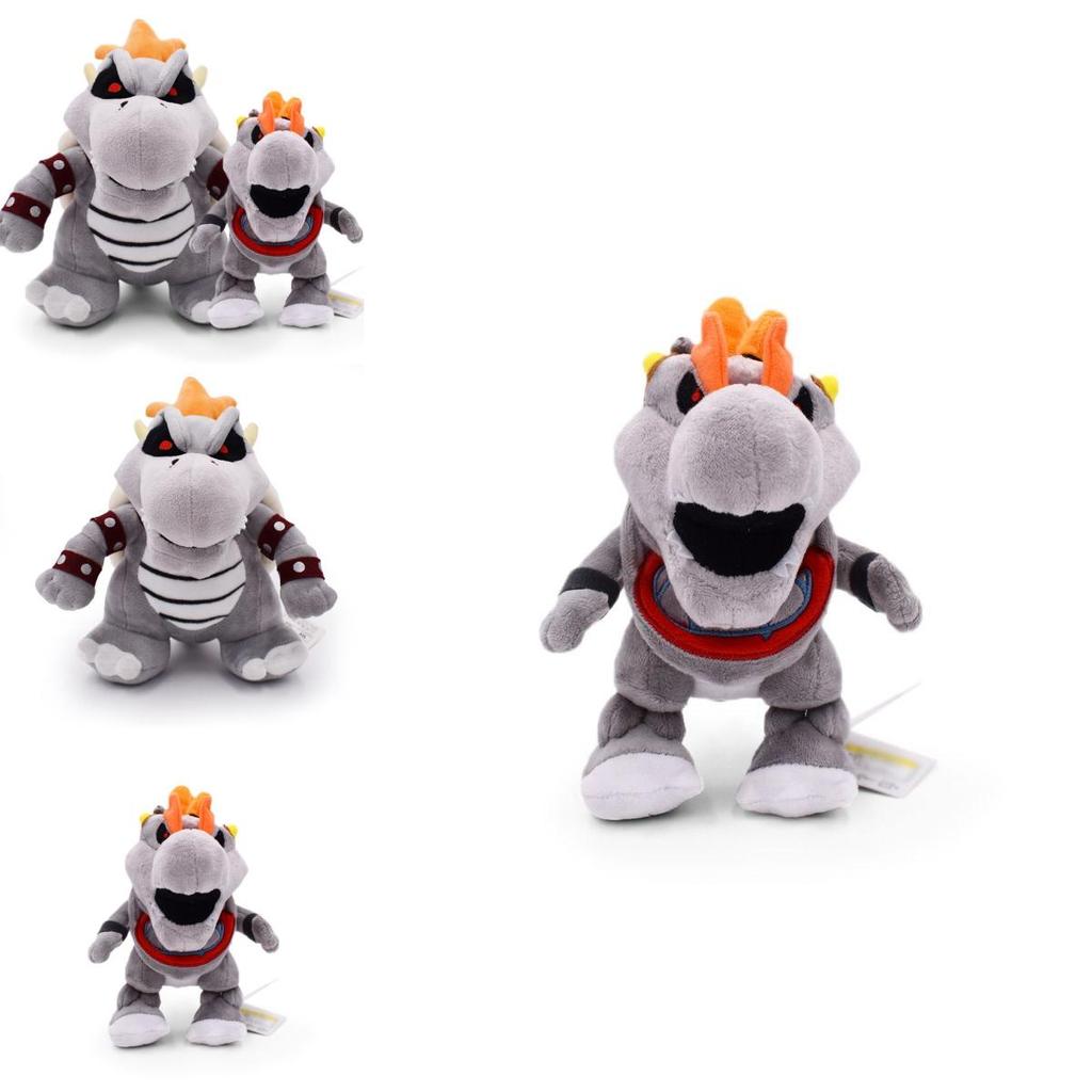 Super Mario Bones Fire Dragon Plush Toy High Quality And Exquisite Workmanship