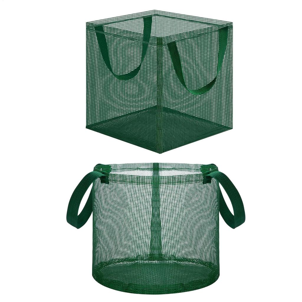 Aquatic Plant Basket Foldable Reusable Mesh Plant Basket Breathable Lily Pots Container for Aquarium Pool Garden Water Lily