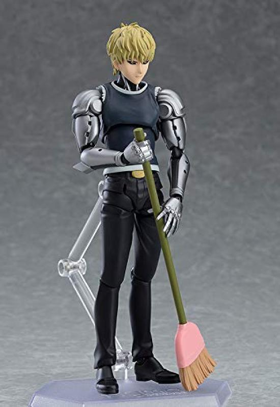 Figma Man Genos ABS PVC Painted Movable Figure One-Punch Non-Scale &
