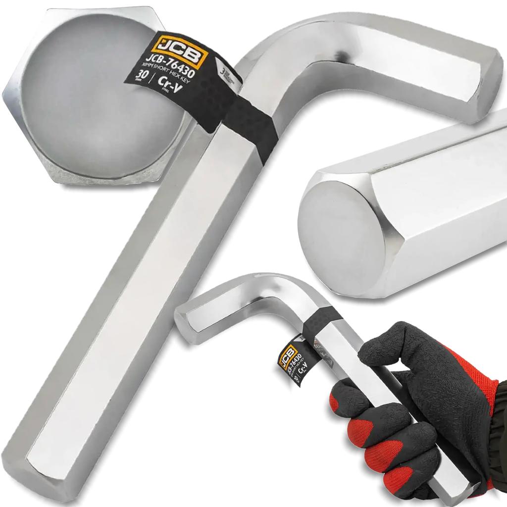 JCB Allen Key HEX CRV 30mm 6-point L-type