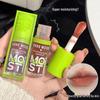 Kekemood Green Fluorescent Lip Oil: Moisturizing, Plumping, Transparent Gloss for Women.