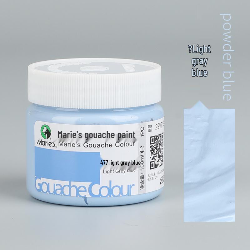 Mali Afwasbare Gouache Verf 100ml - Handgeschilderde Kleuren voor Kinderen en Studenten