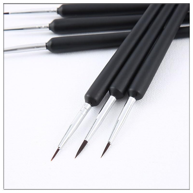 Nail Art Brush Set Manicure Tools Gradient Gel Nail Polish Builder Drawing Carving Ombre Brushes French Nail Design Painting Pen