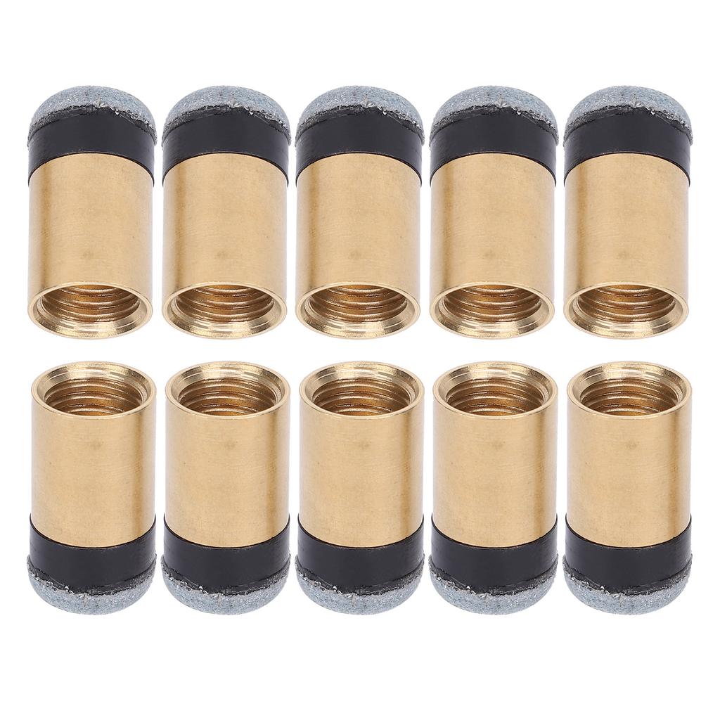 10Pcs Bag Billiard Ball Accessories Pool Cue Nine Balls Club Replacement Screw Tips13MM