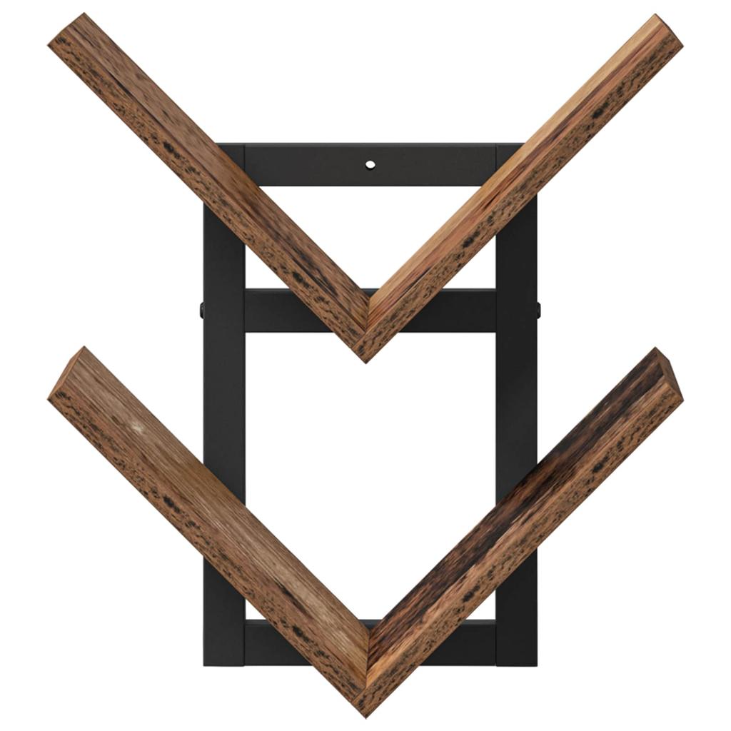 Wall Shelf 2 pcs Reclaimed Wood 43 x 15 x 47 cm Engineered Wood