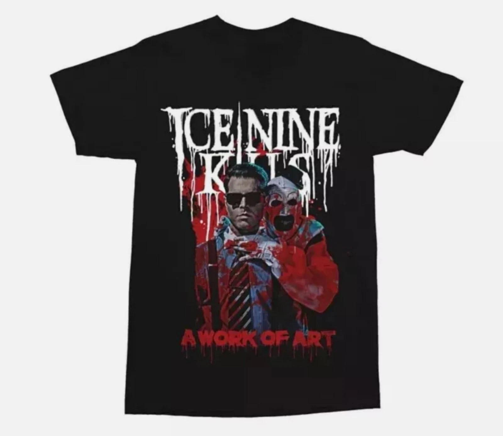 Ice Nine Kills Terrifier Unisex All Size 100% Cotton T-shirt Mens Tees Top 4XL