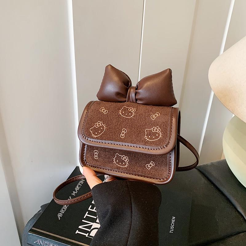 Girls' Bowknot Crossbody Bag - Cute Princess Small Shoulder Coin Purse for Kids