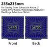 GECO Platte Pla Kaltbauplatte Für X1C P1S P2S A1 Kobra S1 K1c Ender 3 Se K1 Max Kein Verstopfen Federstahl Super Haftung