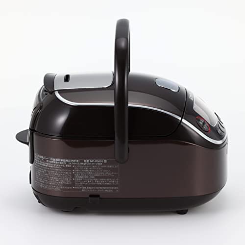Zojirushi Rice Cooker, 3 Cups, Pressure IH Type, Extreme Cooking, Black Maru Thick Pot, Keeps Warm for 30 Hours, Brown NP-RM05-TA