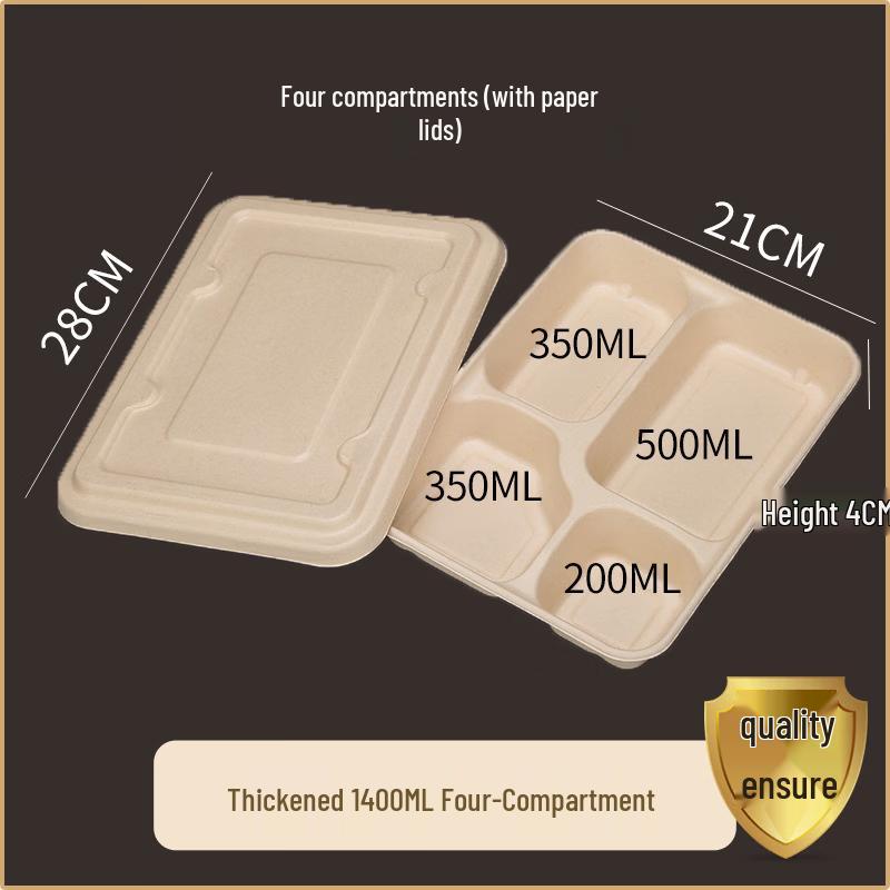 Disposable Pulp Takeaway Containers