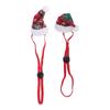 Decorative Christmas Pet Hat Cloth Cat Headgear Hat Puppy Christmas Hat  for Kitten