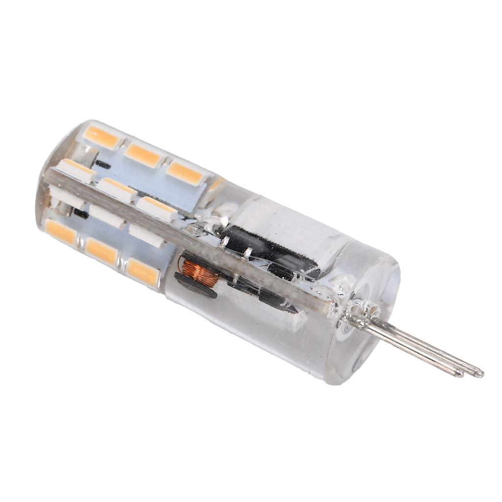 G4 24LED Light Bulb 2W 200LM Bi Pin Light Non Dimmable for Chandelier AC DC 12V(Warm White 2700K 3100K )
