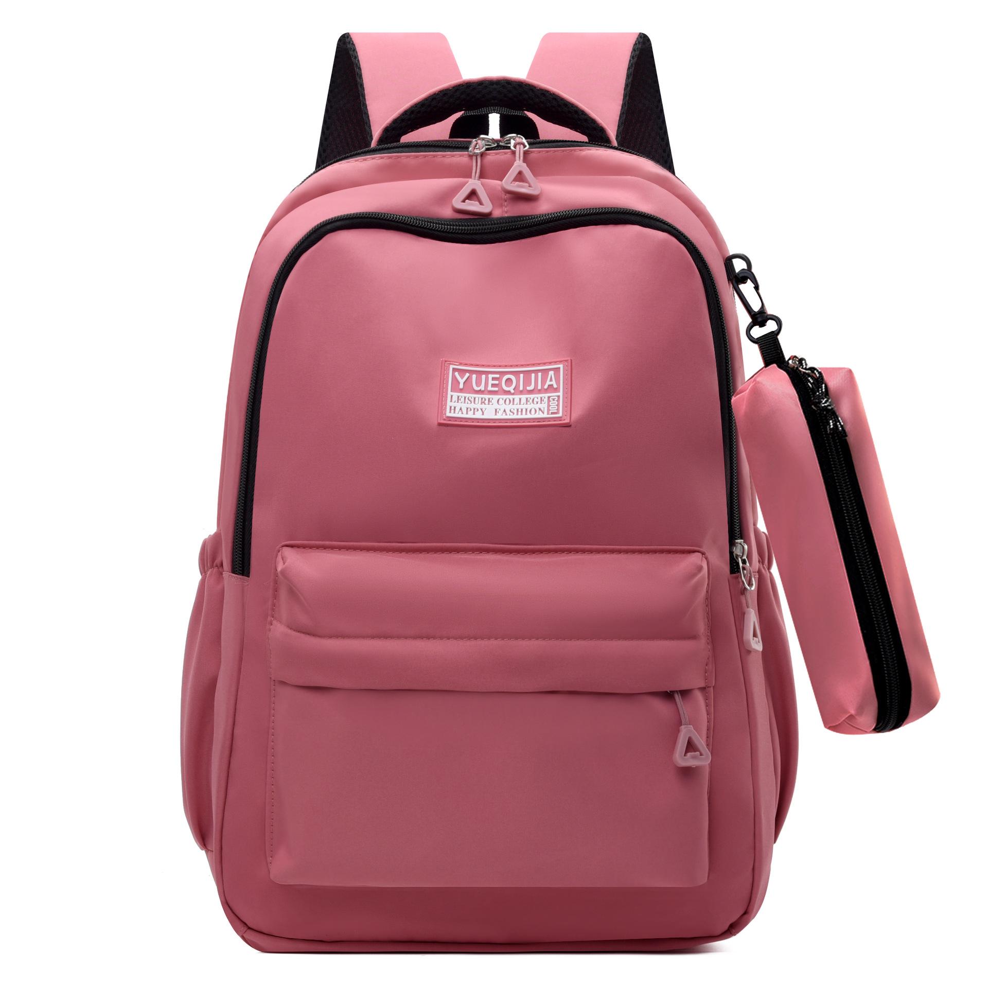

Backpack Male Simple Versatile Campus Large Capacity High School Student College Student School Bag Travel Computer Backpack красный