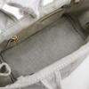 PRADA Canapa Handbag 1BG439 Triangle With Logo Light gray denim Women Used