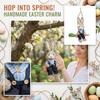Ostern Handgefertigte Strohschaukel Hasen Dekorative Figur